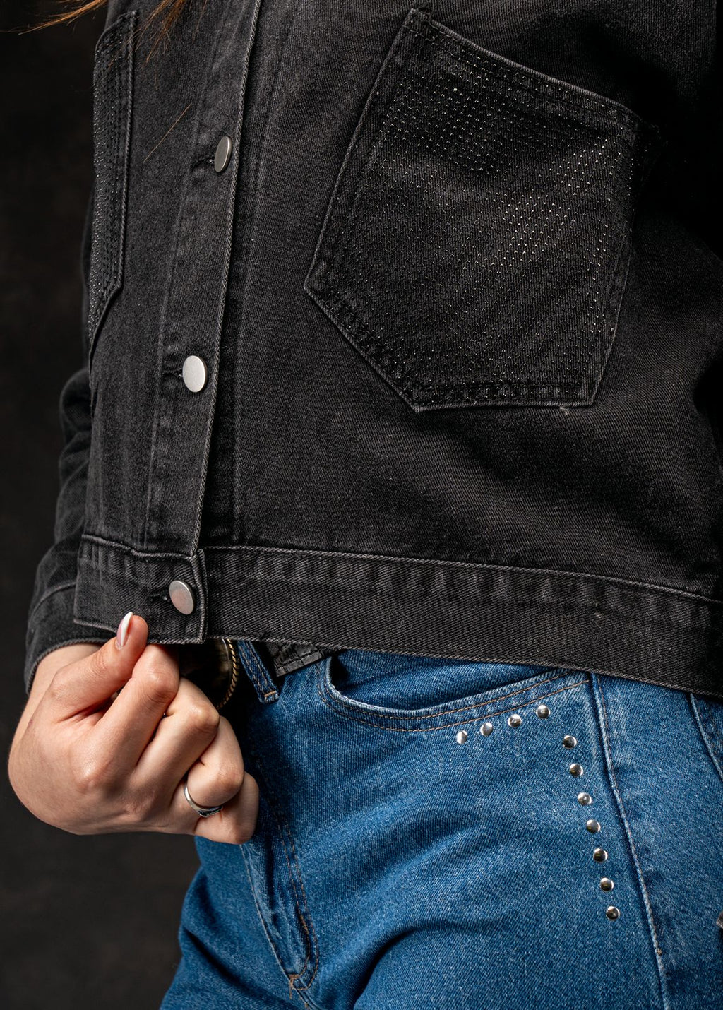 Campera Denim Noir