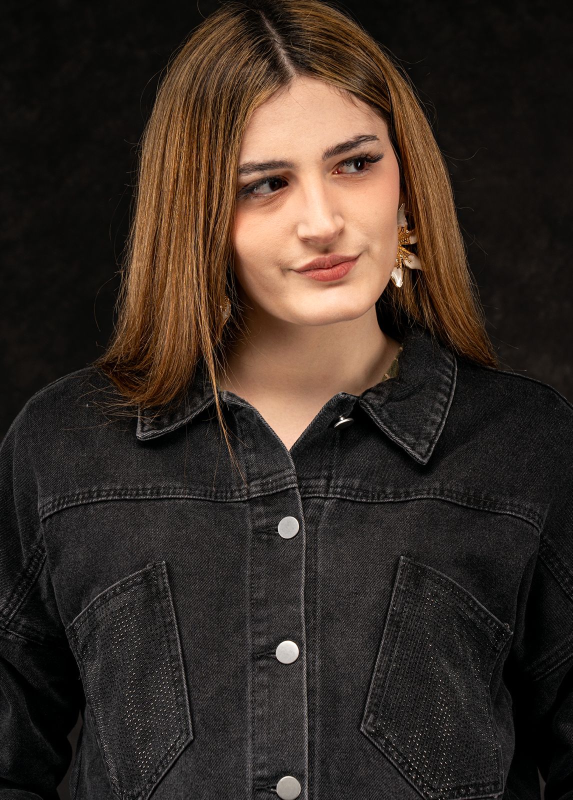 Campera Denim Noir