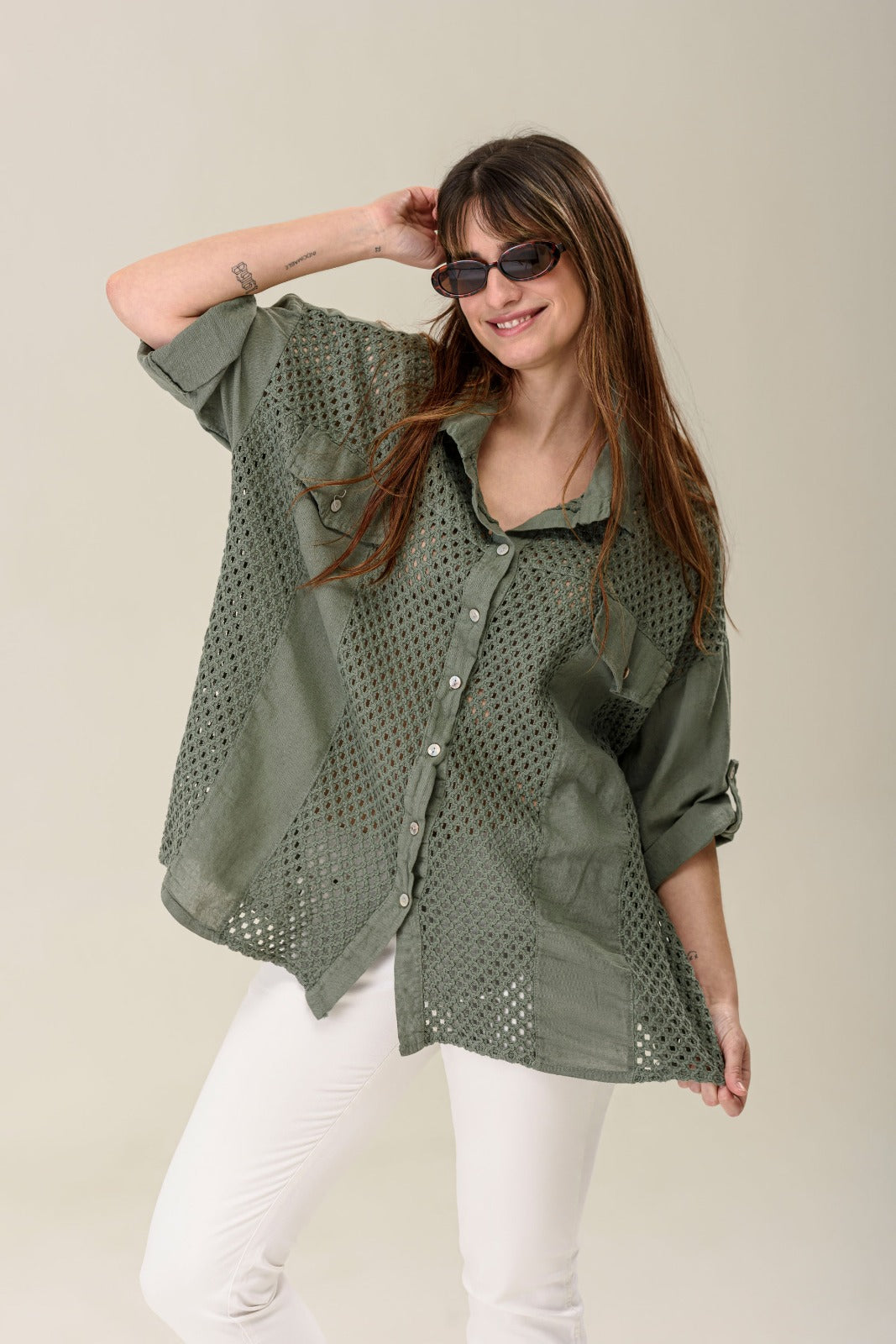 Camisa crochet