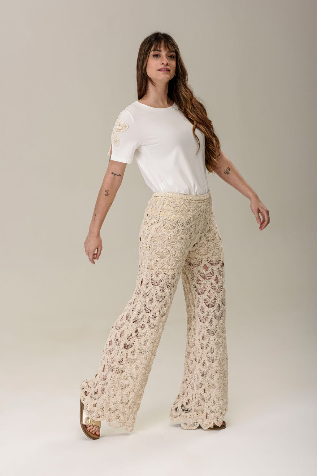 Pantalon crochet