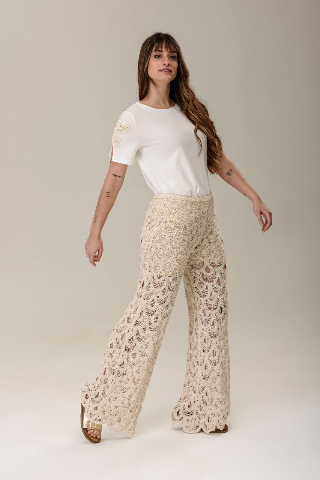 Pantalon crochet