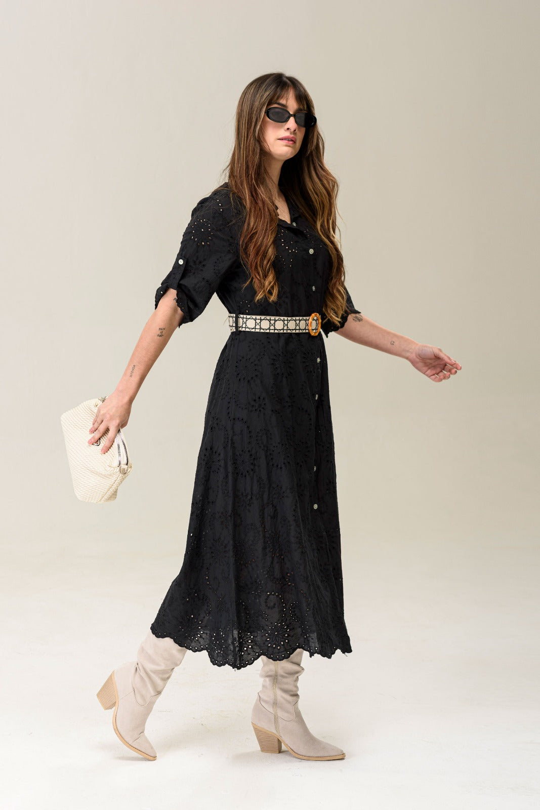 Vestido broderie