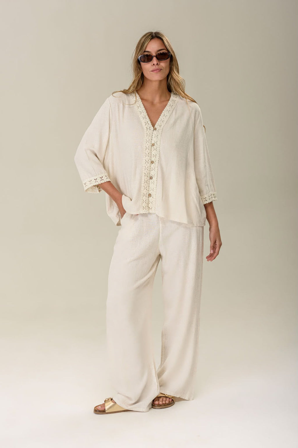 Blusa con crochet