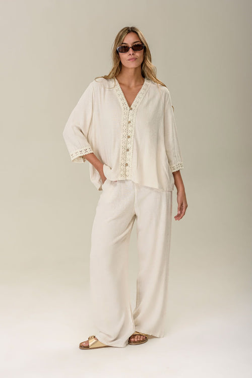 Blusa con crochet